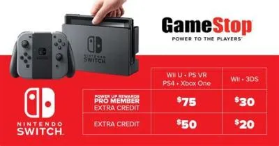 Can you trade a ps4 for a nintendo switch?
