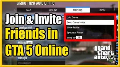 How do you invite friends on gta 5 ps5?