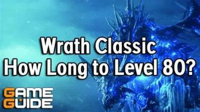How long does it take to get to max level in wotlk?