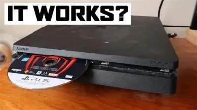 Can a ps5 take ps4 discs?