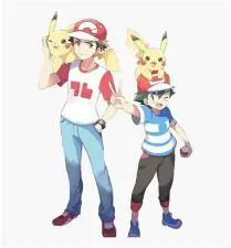 Is ash red in pokemon?