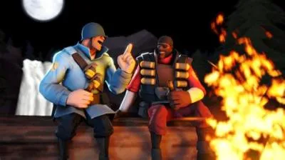 Is the red demoman and blue soldier friends?