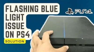 Why is my ps4 light blinking blue?