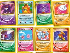 Are glossy pokémon cards fake?