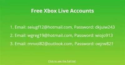 Do new accounts get free xbox live?