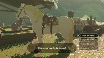 Can some horses not be tamed in zelda?