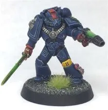 How tall is a space marine model?