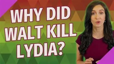 Why did walt poison lydia?