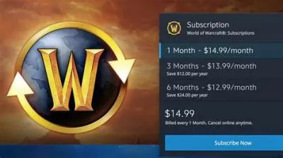 Can you play world of warcraft without a subscription?