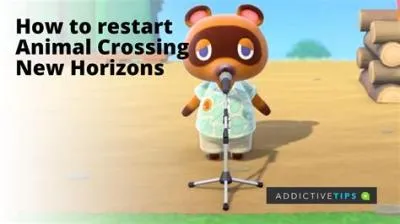 Is it a good idea to restart animal crossing?