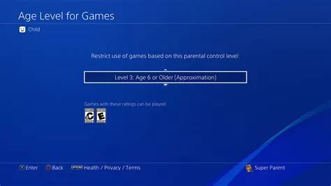 How do you change your age on ps4 if you are a minor?