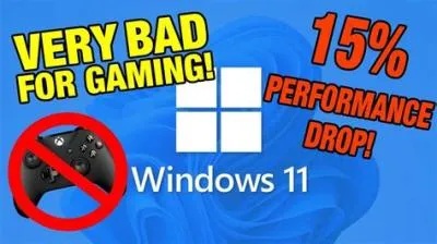 Does windows 11 have worse gaming performance?