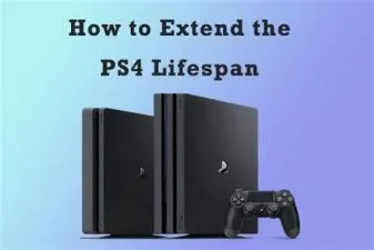 How long can a ps4 last?