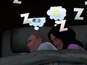 Why cant married sims sleep together?