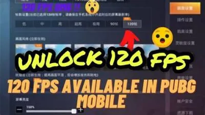 Which devices support 120 fps in pubg mobile?