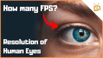 What fps do human eyes see?