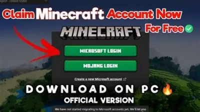 How to get official minecraft java edition account for free?