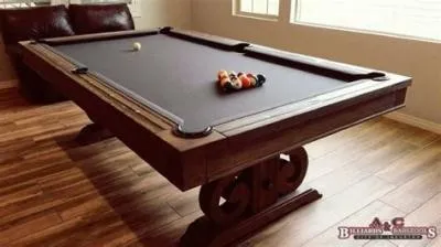 What is the most common size pool table in a home?
