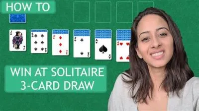 What are the odds of winning 3 card draw solitaire?