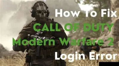 Why does call of duty keep saying logging into online services?