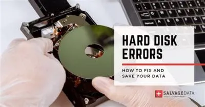 Can disk error be fixed?