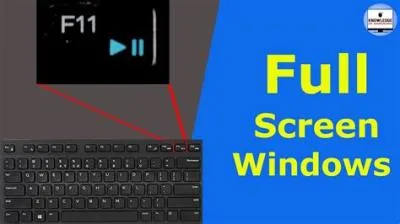Which f key is full screen?