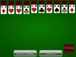 How do you stack cards in solitaire?