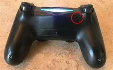How to reset a ps4 controller?