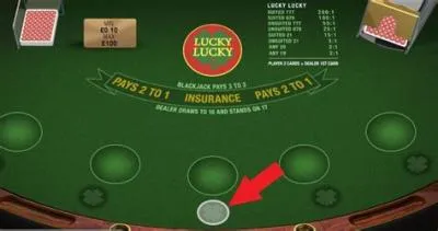 What is a lucky bet in blackjack?