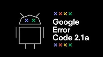 What is google error code 8?