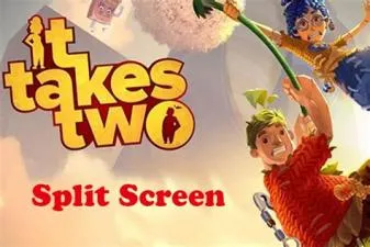 Can you play it takes two split-screen on pc?
