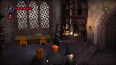 Are there 2 gold bricks in the library in lego harry potter?