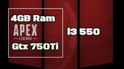 Can 4gb ram run apex legend?
