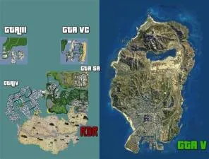 Which game has biggest map in gta?