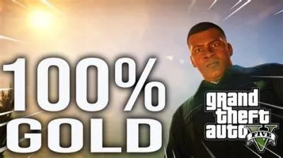 Do you need gold on all missions for 100 gta v?