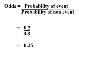 What is the formula for calculating odds?