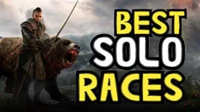 What races are best for solo eso?