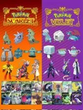 What are the version exclusives for paradox pokemon scarlet and violet?