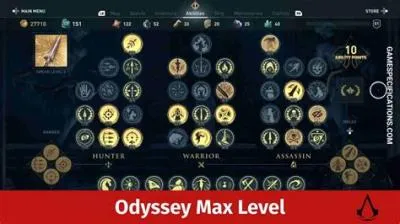 Is there a max level in odyssey?