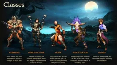 How many classes are in diablo 4?