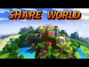 How do you share minecraft worlds on pc?