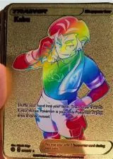 What is a rainbow trainer card worth?