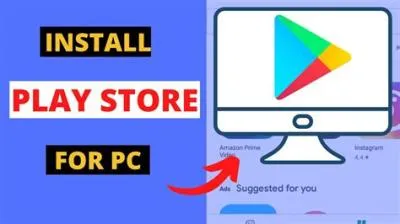How do i install play apps on my laptop?