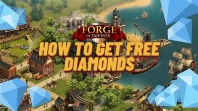 How do you get diamonds in forge of empires without paying?
