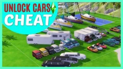 How do you unlock cars in sims 4?