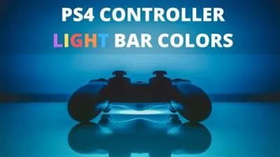 What ps4 colours mean?