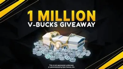 How much does 1 million v-bucks cost?