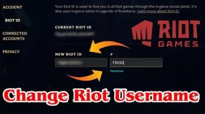 Can i change my riot username?