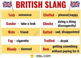 What is a chop in british slang?