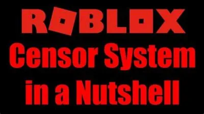 How to censor roblox?